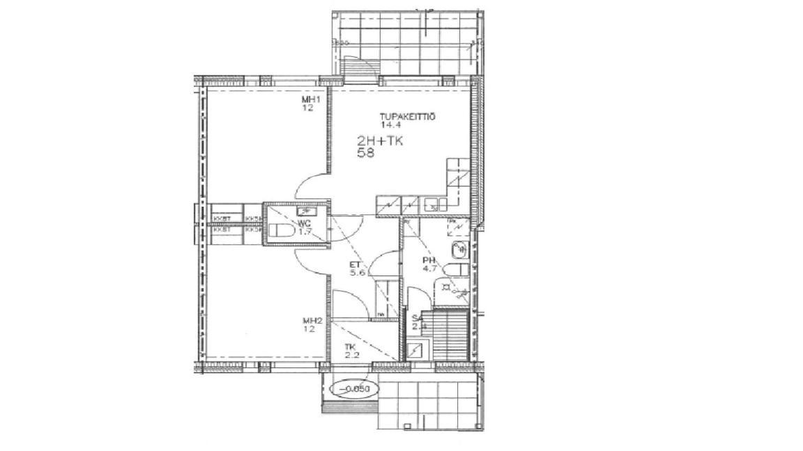 Merituuli Serviced Apartments, Kempele 2Br Apartment With Sauna Exterior foto
